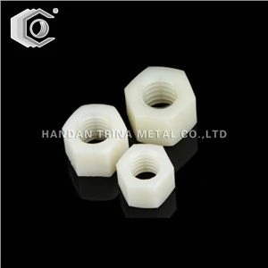 DIN934 Nylon sekskantmutter av plast